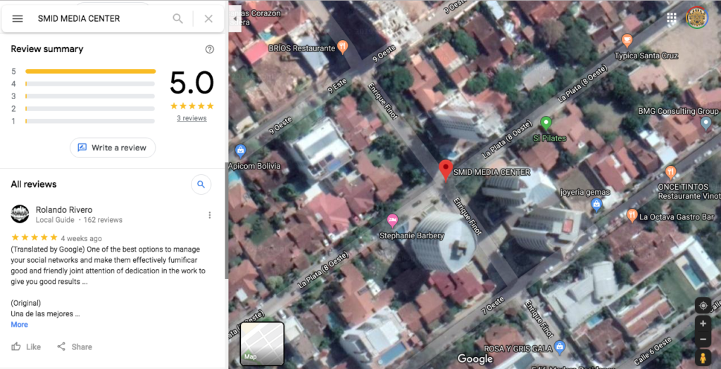 google maps smid media agency